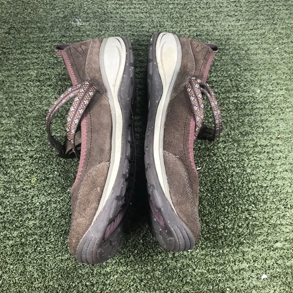 Chaco Womens Petaluma Mary Jane Shoes Coffee Bean Perforated Buckle Leather 9.5 - Picture 2 of 8